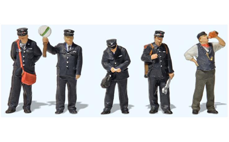 Preiser 10814 RhB Personal, Set mit 5 Figuren