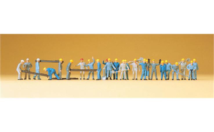 Preiser 14403 Gleisbauarbeiter, Set mit 24 Figuren