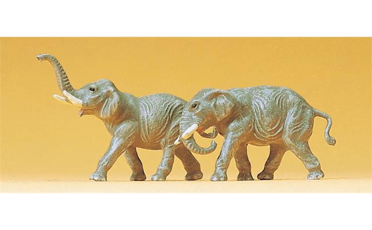 Preiser 79710 Elefanten, Set mit 2 Figuren