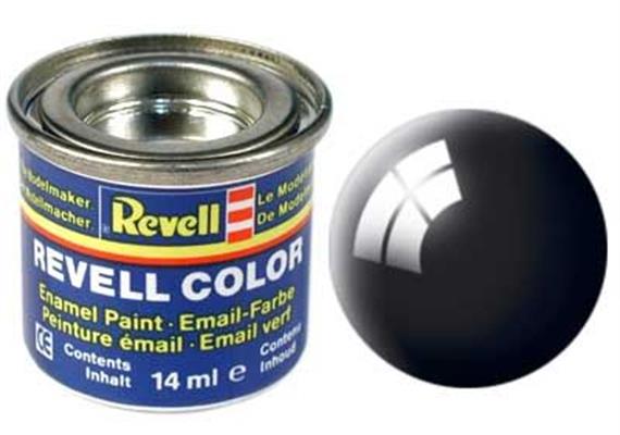 Revell 32107 schwarz, glänzend 14 ml-Dose