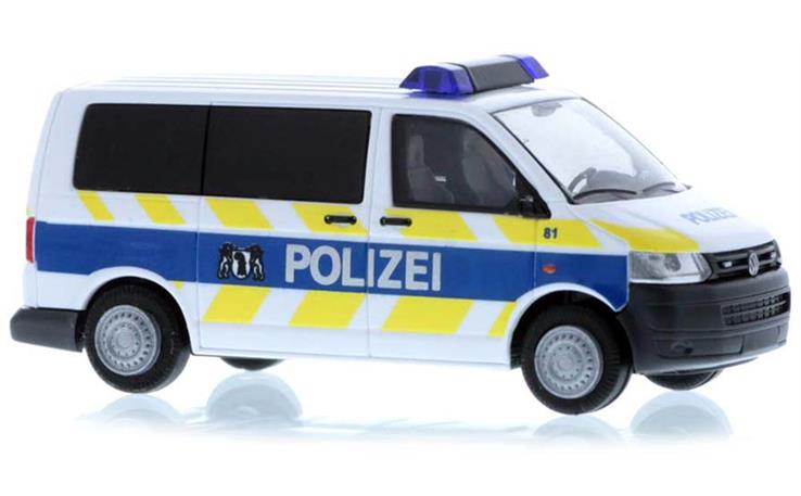 Rietze 53460 VW T5 '10 Polizei Basel Stadt (CH) 1/87