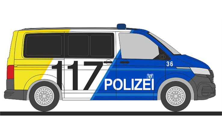 Rietze 53700 VW T6.1 Polizei Basel-Stadt (CH) 1/87