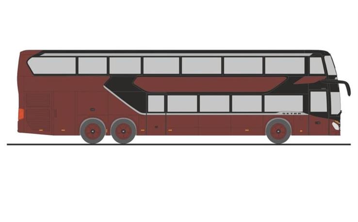 Rietze 61810 Setra S 531 DT im Vorführdesign 1/87