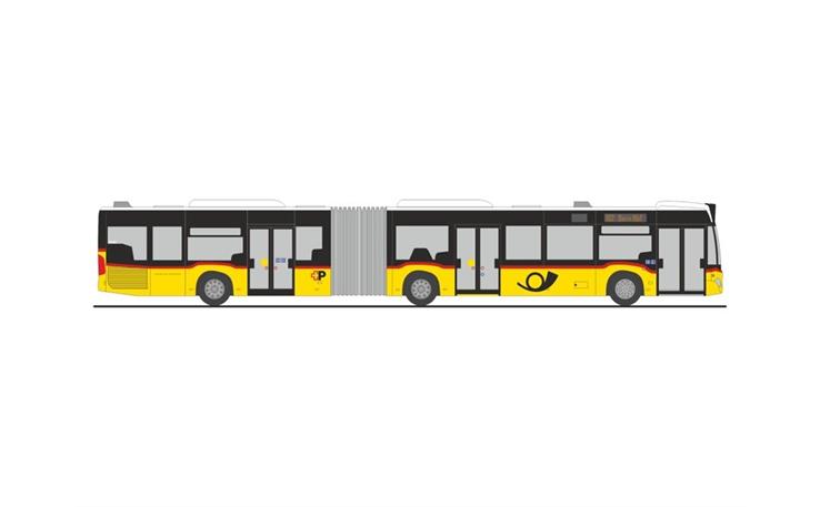 Rietze 68837 MB Citaro G´11 "Die Post" (CH) 1/87