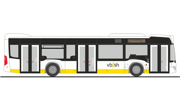 Rietze 69384 Mercedes-Benz Citaro 12, VBSH Schaffhausen (CH) 1/87