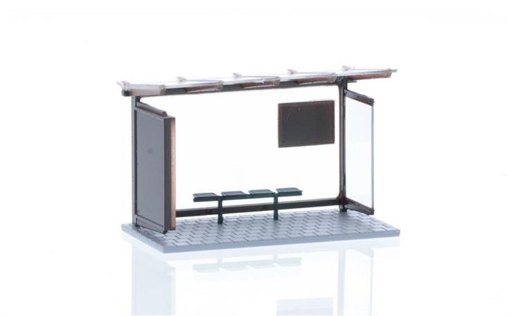 Rietze 70320 Bushaltestelle braun 1/87
