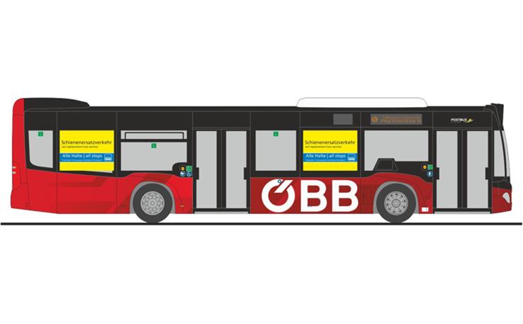 Rietze 73518 Mercedes-Benz Citaro ´15 ÖBB Postbus - SEV (AT) 1/87