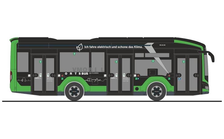 Rietze 74618 MAN Lion's City 10 E Loacker Tours - Ortsbus am Kumma (AT) 1/87