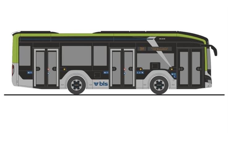 Rietze 74620 MAN Lion‘s City 10 E Busland BLS (CH) 1/87