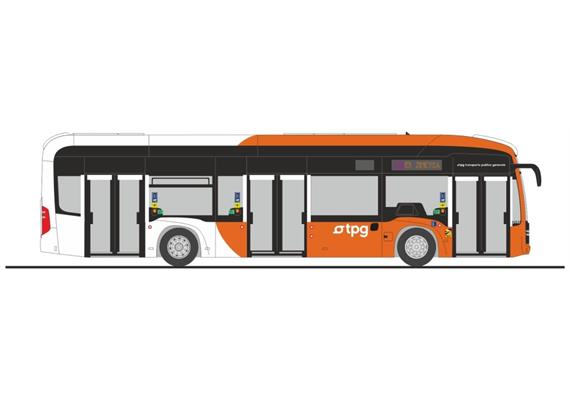 Rietze 75627 Mercedes-Benz eCitaro TPG Genf (CH) 1/87