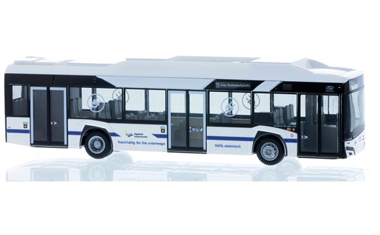 Rietze 76811 Solaris Urbino electric "Zugerland Verkehrsbetriebe" (CH) 1/87