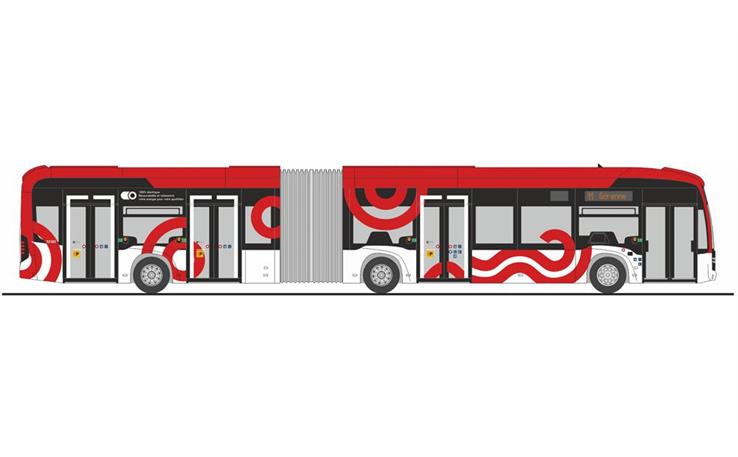 Rietze 77643 Mercedes-Benz eCitaro G "Sion" (CH) 1/87