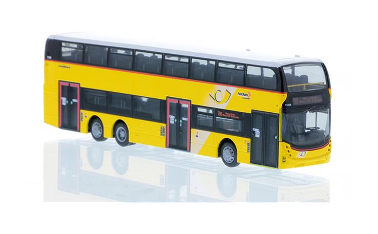 Rietze 78010 Alexander Dennis Enviro 500, Postauto (CH) 1/87