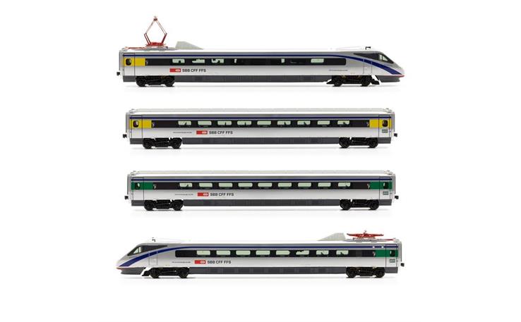 Rivarossi HR2964s E-Triebzug ETR 470 4-tlg SBB, H0 DC Digital Sound