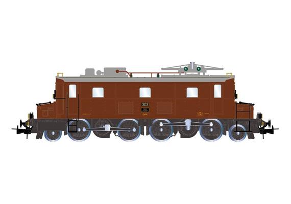 Rivarossi HR2999 E-Lok Ce 4/6 303 BLS, H0 DC