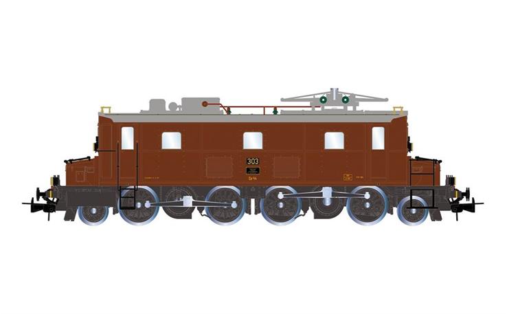 Rivarossi HR2999 E-Lok Ce 4/6 303 BLS, H0 DC
