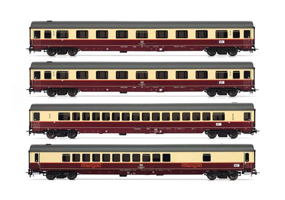 Rivarossi HR4347 Wagenset 4-tlg TEE "Rheingold", H0