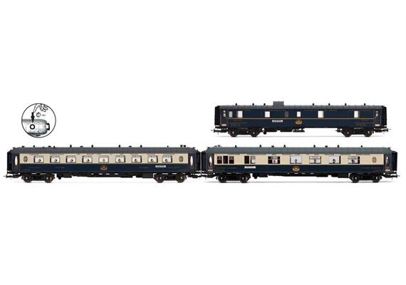 Rivarossi HR4390 Personenwagenset 3-tlg Edelweiss Pullman Express CIWL, H0