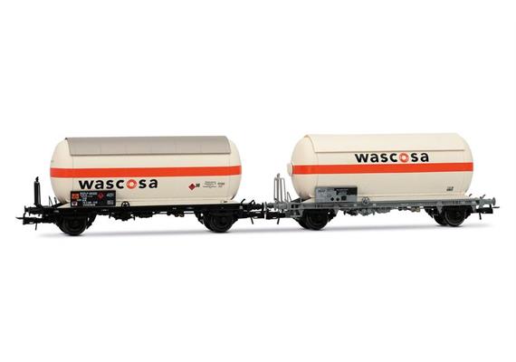 Rivarossi HR6622 Gaskesselwagen-Set 2-tlg WASCOSA, H0