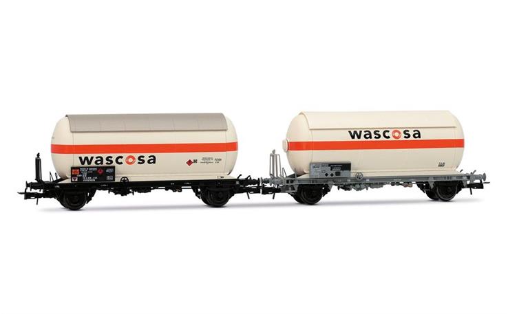 Rivarossi HR6622 Gaskesselwagen-Set 2-tlg WASCOSA, H0