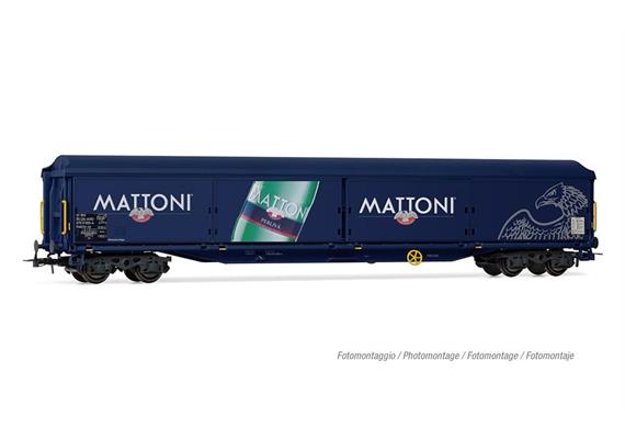 Rivarossi HR6651 Schiebewandwagen Habils-vy MATTONI, H0