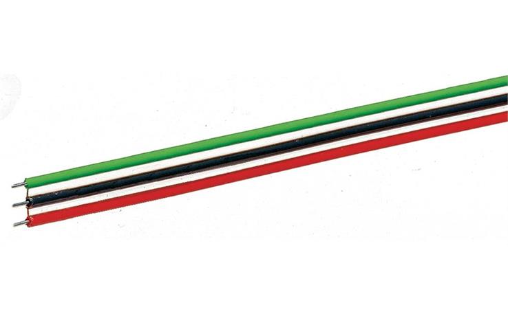 Roco 10623 3-poliges Flachbandkabel, 10m