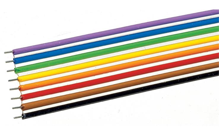 Roco 10628 Flachbandkabel 8polig, 10m