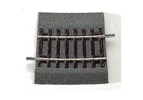 Roco 42509 Gleis Bogen R3 1/4 7,5° 419,6 mm mit Bettung