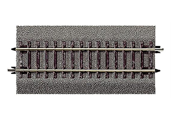 Roco 42512 Gleis Gerade G1/2 115mm mit Bettung