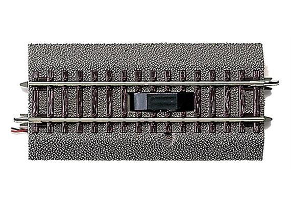 Roco 42519 Entkupplungsgleis G1/2 mit Bettung