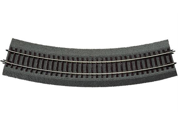 Roco 42524 Gleis Bogen R4 481.2mm mit Bettung