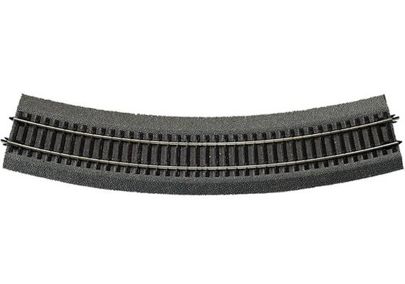 Roco 42525 Gleis Bogen R5 542.8mm mit Bettung