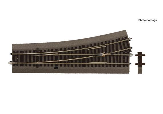 Roco 42534 Weiche 15° links mit Bettung
