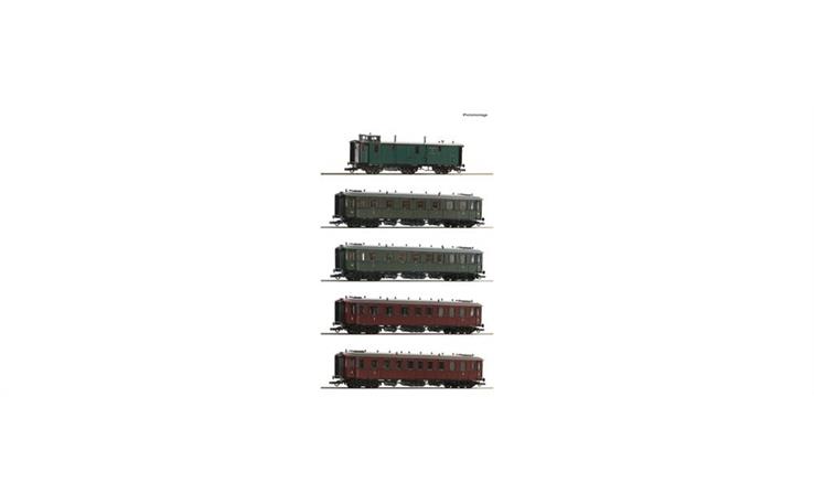 Roco 6200076 5er Set Schnellzug Wuertt.