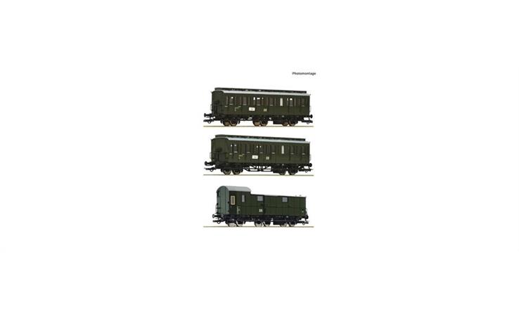 Roco 6200130 3er Set Nebenbahnzug DR #1