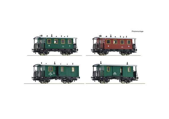 Roco 6200190 4er Set Personenzug KKSTB