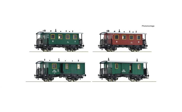 Roco 6200190 4er Set Personenzug KKSTB