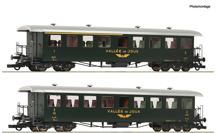 Roco 6200198 Seetalbahnwagen Set 2-tlg Vallée de Joux, H0