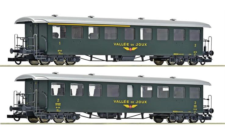 Roco 6200198 Seetalbahnwagen Set 2-tlg Vallée de Joux, H0