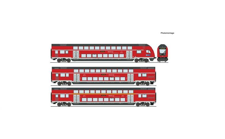 Roco 6210144 3er Set Dosto DB-AG DCC