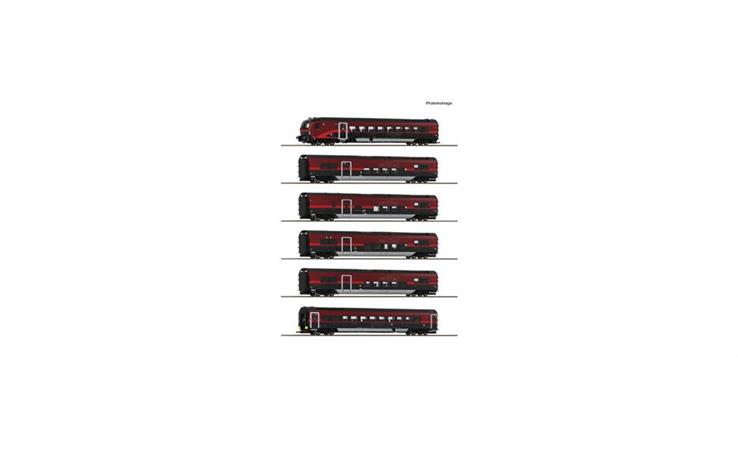 Roco 6210178 6er Set Railjet ÖBB DCC+Innenbeleuchtung