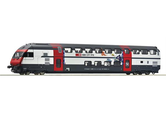 Roco 6210218 Doppelstock-Steuerwagen IC2000 SBB, H0 DC Digital