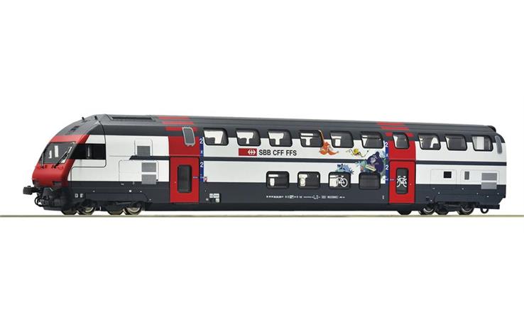 Roco 6220218 Doppelstock-Steuerwagen IC2000 SBB, H0 AC Digital