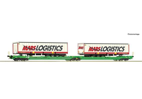Roco 6600005 Doppeltaschen-Gelenkwagen T3000e, CFL Cargo, H0