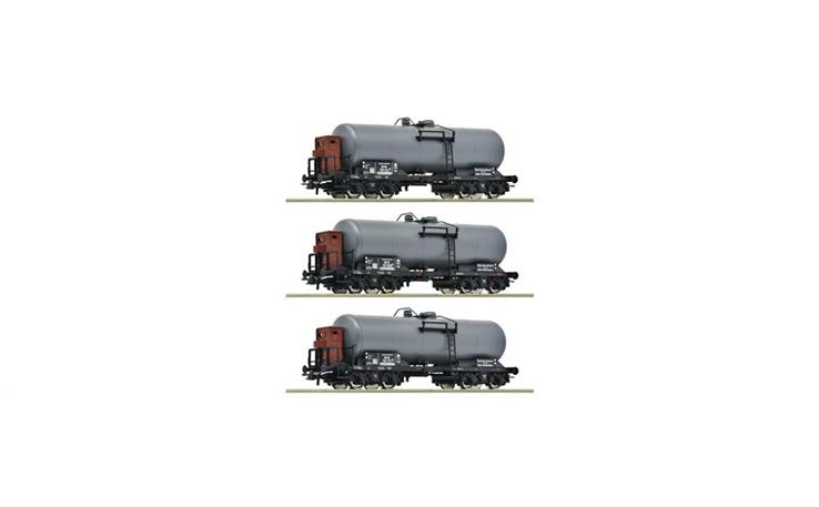 Roco 6600062 3er Set Kesselwag. DRG