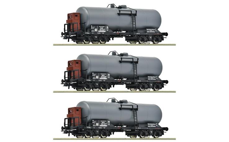 Roco 6600062 Kesselwagenset 3-tlg DRG, H0