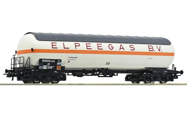 Roco 6600086 Druckgaskesselwagen Elpeegas Gattung Zags DB, H0