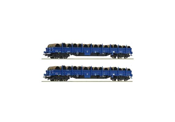 Roco 6600099 2er Set Rungenwag. Res PKP-Car