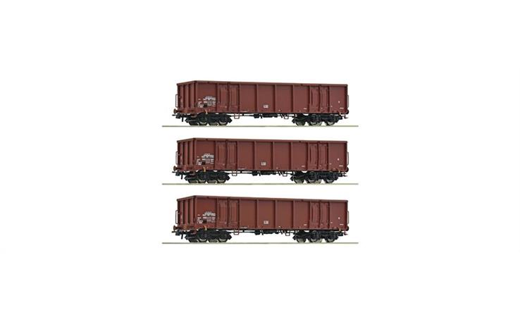 Roco 6600103 3er Set off.Güterwag. Eas DR