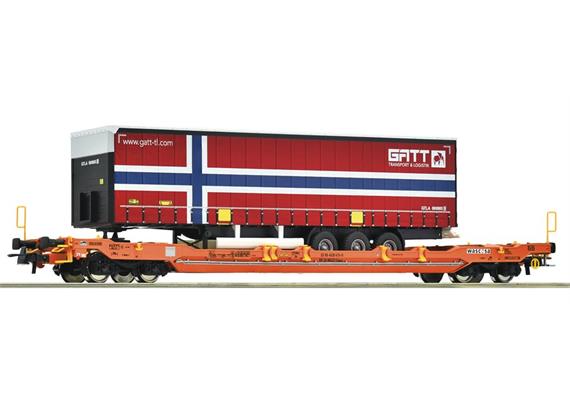 Roco 6600108 Taschenwagen, Gattung Sdgnss/T5 der Wascosa, H0
